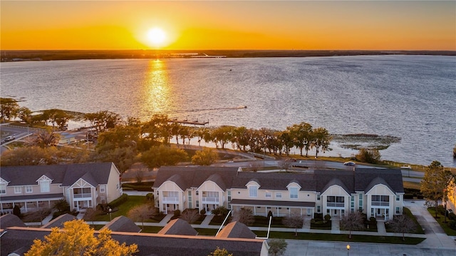 164 Nautica Mile Dr, Clermont, FL 34711 - drone / aerial view with a residential view and a water view