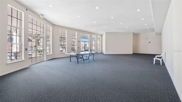 164 Nautica Mile Dr, Clermont, FL 34711 - interior space featuring recessed lighting, baseboards, and carpet flooring