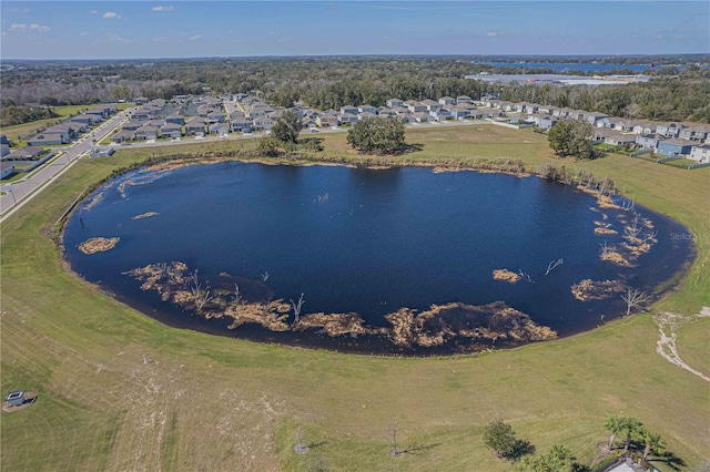 3719 Holly Grove Ln, Mount Dora, FL 32757 - aerial perspective of suburban area featuring a nearby body of water