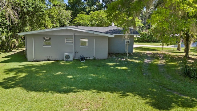 3058 SE 3rd Ave, Ocala, FL 34471 - rear view of property with ac unit and a yard