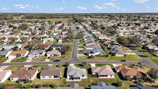 birds eye view of property featuring a residential view