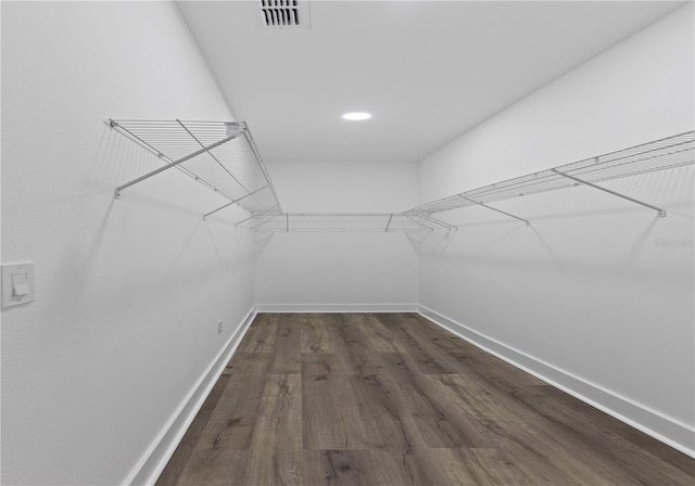 12444 SW 76th Ln, Dunnellon, FL 34432 - spacious closet featuring dark wood finished floors