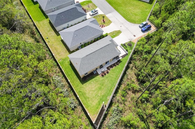 drone / aerial view