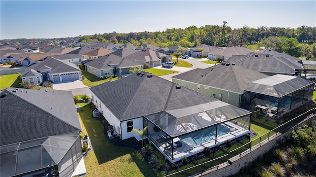 birds eye view of property featuring a residential view