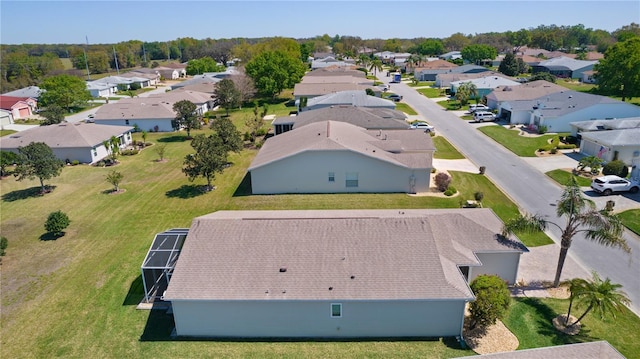 drone / aerial view featuring a residential view