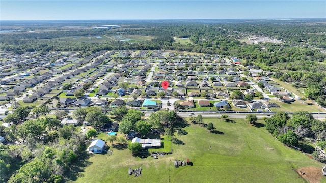 birds eye view of property featuring a residential view