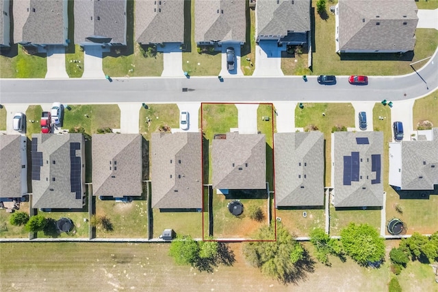 bird's eye view featuring a residential view
