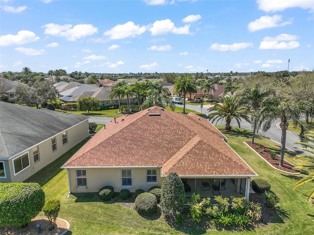 birds eye view of property featuring a residential view