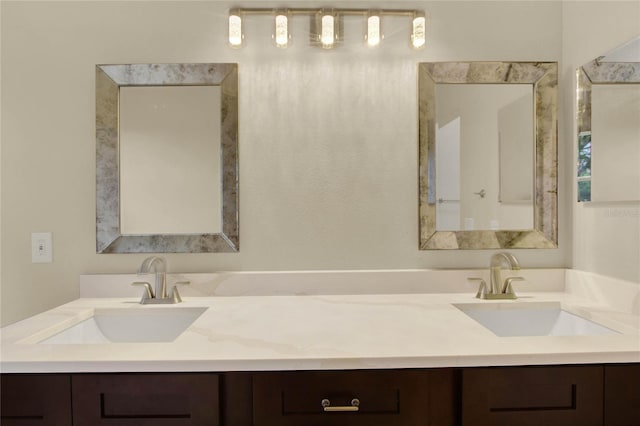 full bathroom featuring vanity