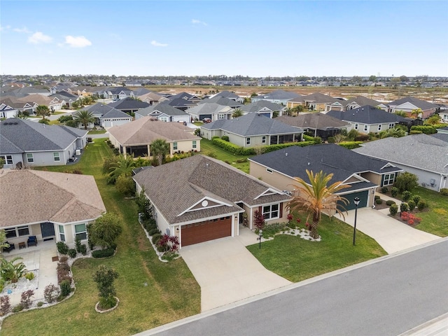 birds eye view of property featuring a residential view