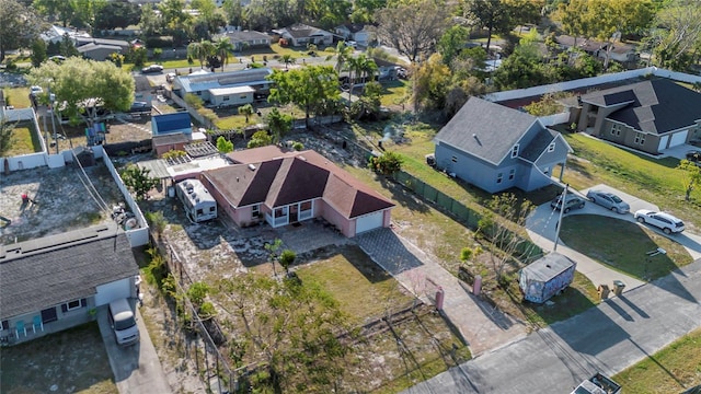 birds eye view of property featuring a residential view