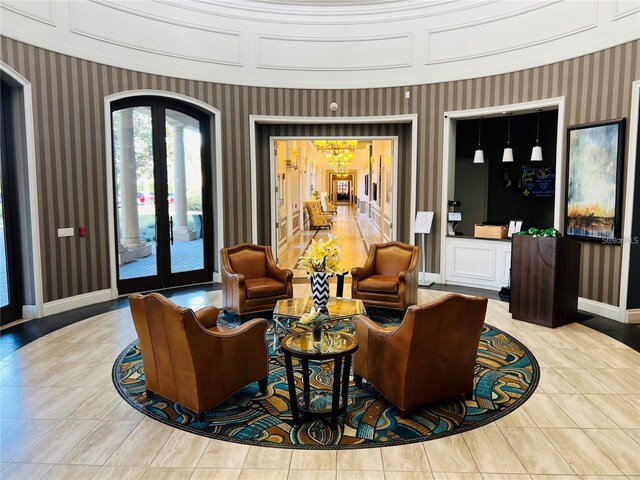 view of community lobby