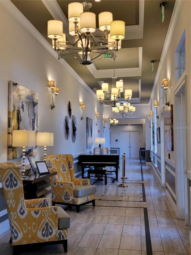 view of community lobby