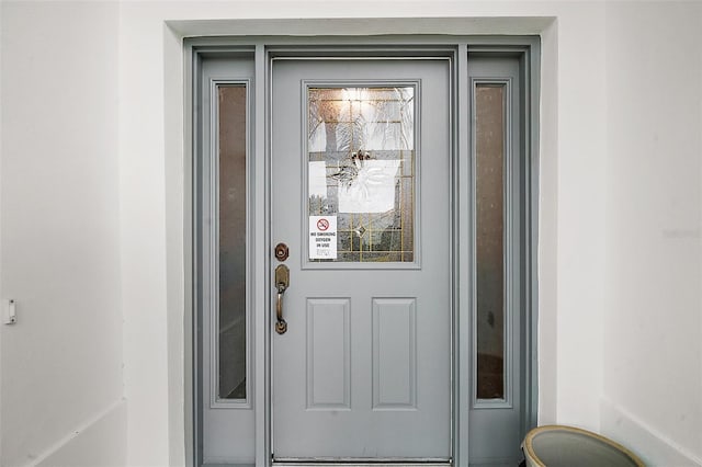 view of entrance to property