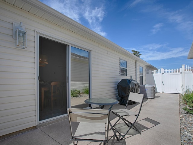 1829 Foxwood Ln, The Villages, FL 32162 - view of patio / terrace with fence and grilling area
