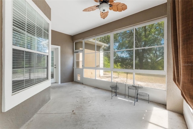 6200 Topsail Rd, Lady Lake, FL 32159 - sunroom / solarium featuring ceiling fan