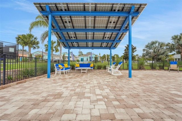 981 Fiesta Key Cir, Lady Lake, FL 32159 - surrounding community with a patio area