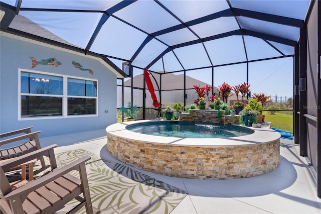 6444 Mcknight Loop, The Villages, FL 34762 - view of patio with glass enclosure