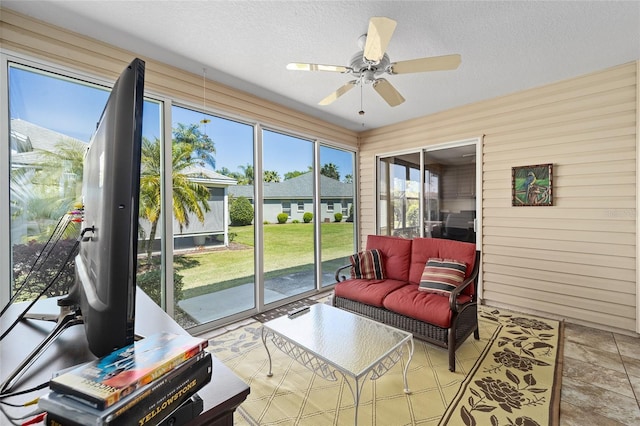 1417 Forest Acres Dr, The Villages, FL 32162 - sunroom / solarium with ceiling fan