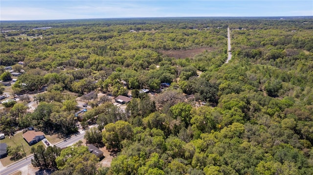 801 Kilgore St, Wildwood, FL 34785 - drone / aerial view with a wooded view
