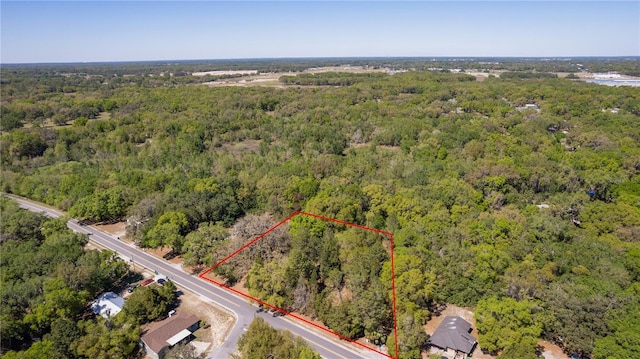 801 Kilgore St, Wildwood, FL 34785 - birds eye view of property with a forest view