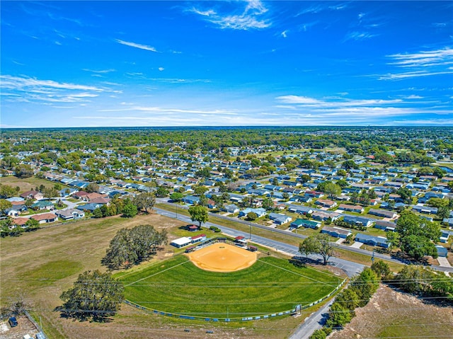 drone / aerial view featuring a residential view