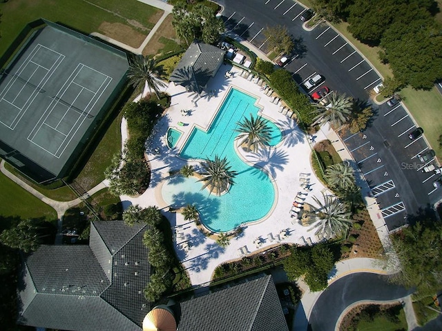 drone / aerial view