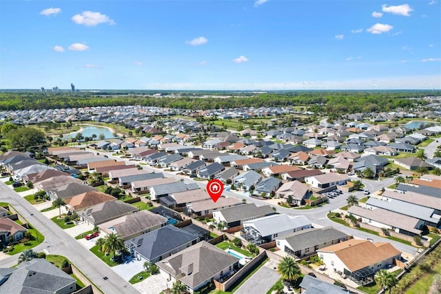 5829 Tupelo Ter, The Villages, FL 32163 - aerial view of property's location featuring a nearby body of water and nearby suburban area