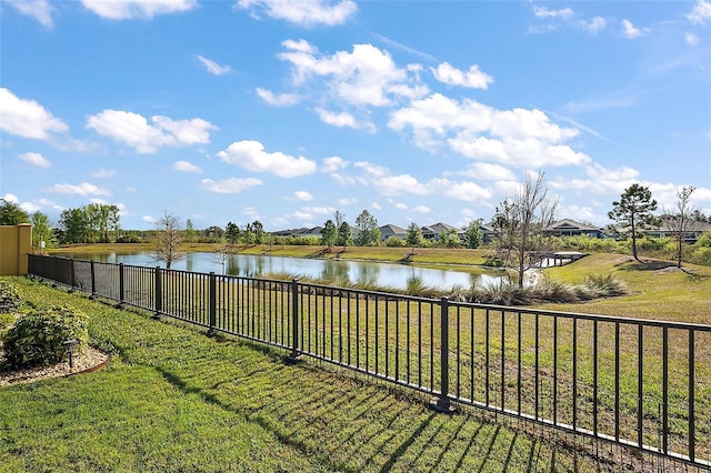 5557 Hawkins Dr, The Villages, FL 32163 - view of water feature with fence