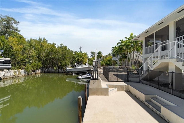 29051 Magnolia Ln, Big Pine Key, FL 33043 - view of dock featuring a water view