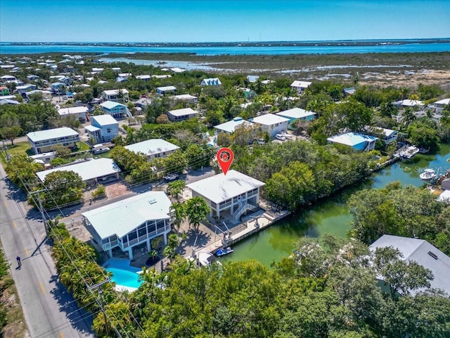 29051 Magnolia Ln, Big Pine Key, FL 33043 - aerial view with a water view