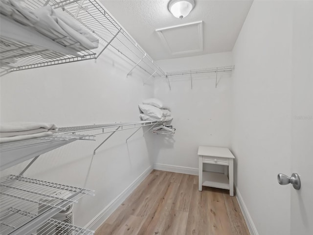 2111 Harston Trl, The Villages, FL 32162 - walk in closet featuring light wood-style floors