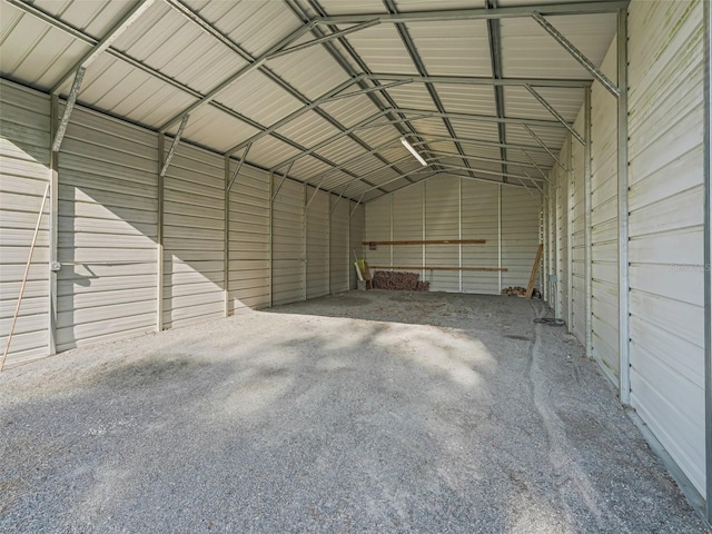 2376 Crk 444, Lake Panasoffkee, FL 33538 - garage featuring metal wall