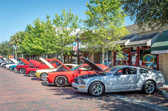 view of uncovered parking lot