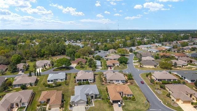 birds eye view of property featuring a residential view