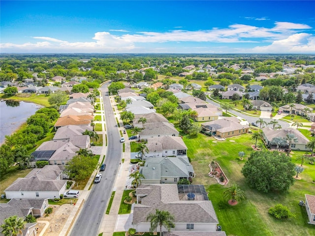 25545 Laurel Valley Rd, Leesburg, FL 34748 - birds eye view of property with a water view and a residential view