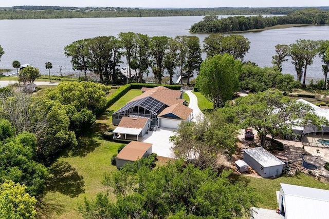 11619 Lane Park Rd, Tavares, FL 32778 - view from above of property with a large body of water