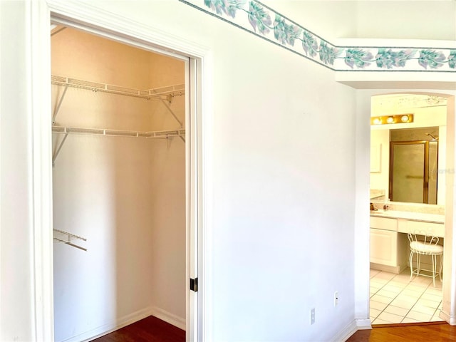 view of closet