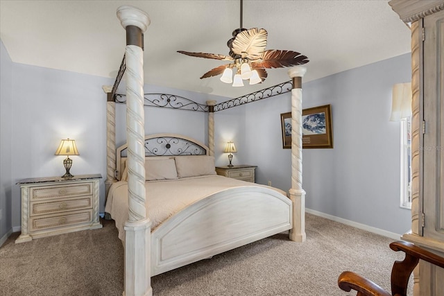 1917 Peachtree Ave, The Villages, FL 32162 - bedroom featuring carpet and ceiling fan