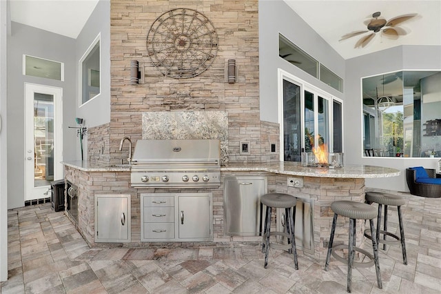 13112 Luntz Point Ln, Windermere, FL 34786 - view of patio featuring ceiling fan