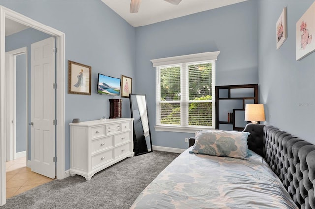13112 Luntz Point Ln, Windermere, FL 34786 - bedroom featuring baseboards, carpet flooring, and ceiling fan
