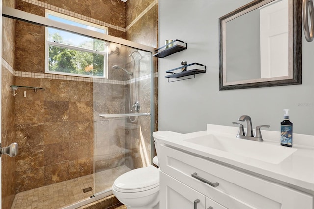 13112 Luntz Point Ln, Windermere, FL 34786 - full bathroom with vanity, toilet, and a shower stall