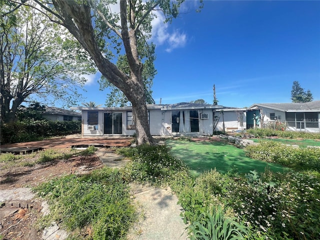10228 Amadeus Dr, Port Richey, FL 34668 - view of front of home with a deck