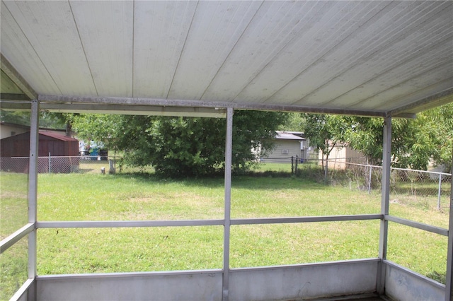 5177 Edwina St, Orlando, FL 32811 - unfurnished sunroom featuring a healthy amount of sunlight
