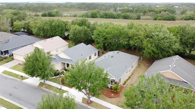 bird's eye view featuring a residential view