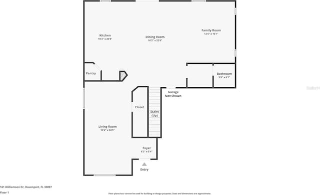 161 Williamson Dr, Davenport, FL 33897 - plan