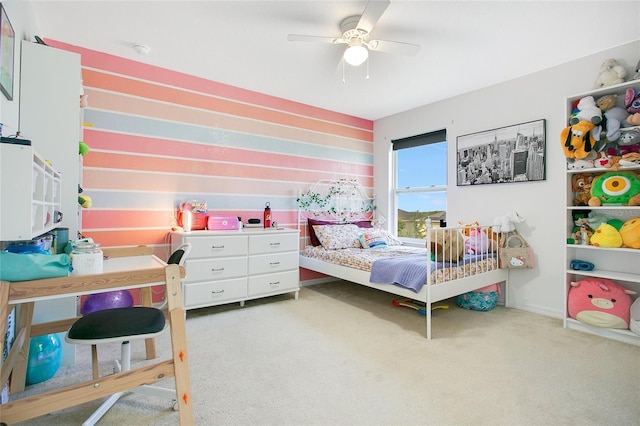 161 Williamson Dr, Davenport, FL 33897 - carpeted bedroom with a ceiling fan