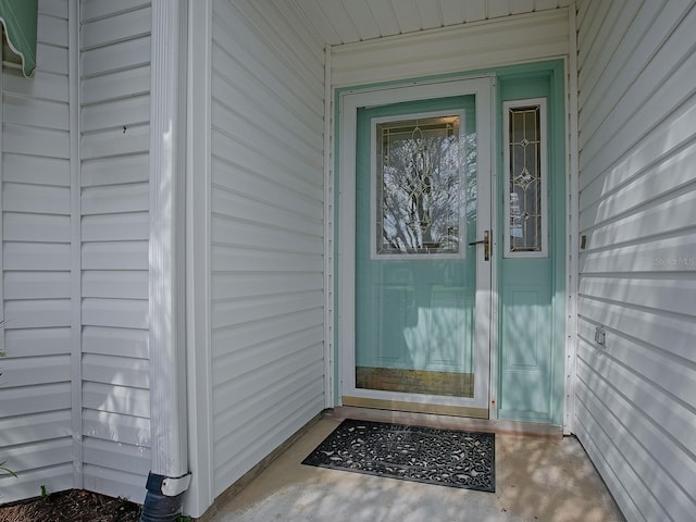 view of entrance to property