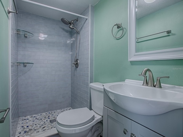 8901 SE 144th Ln, Summerfield, FL 34491 - full bath with vanity, toilet, and a stall shower