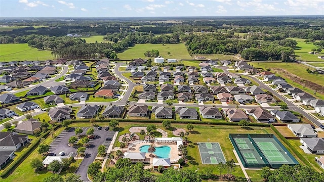 3354 Truluck Pl, Oxford, FL 34484 - aerial view featuring a residential view